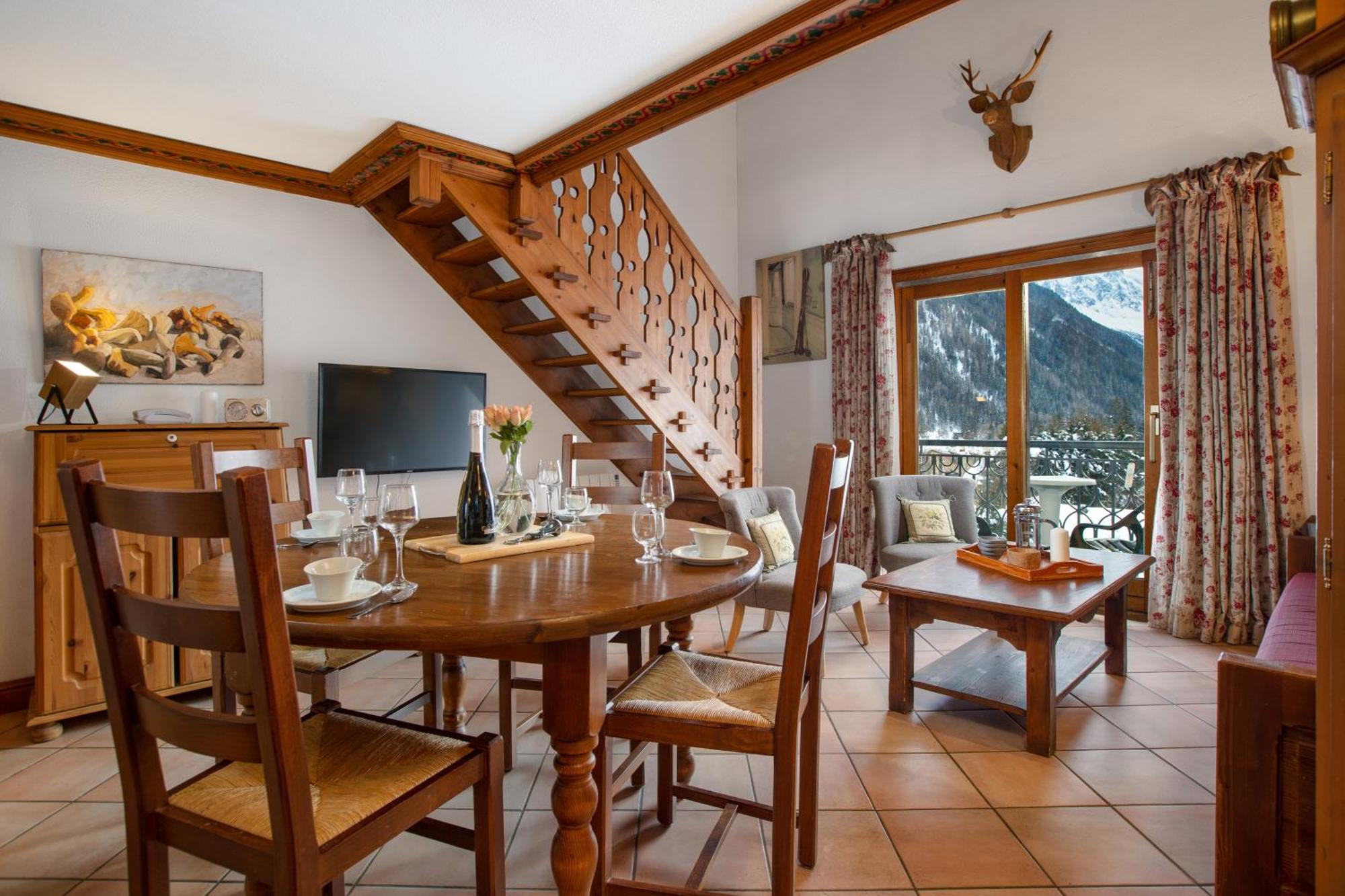 Residence Le Cristal-Mont Blanc 18 - Happy Rentals Argentière Exteriör bild